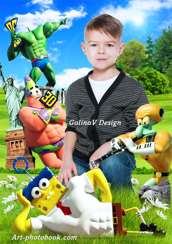������� Sponge Bob - ����� ��� 3D